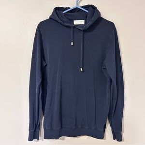 Filippo De Laurentiis 100% Cotton Men Dark Blue Sweatshirt/Hoodie
